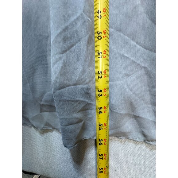 Pearl Georgina Chapman Of Marchesa Womens Formal Midi Dress Gown Sz 12 Pure Gray - Picture 10 of 13